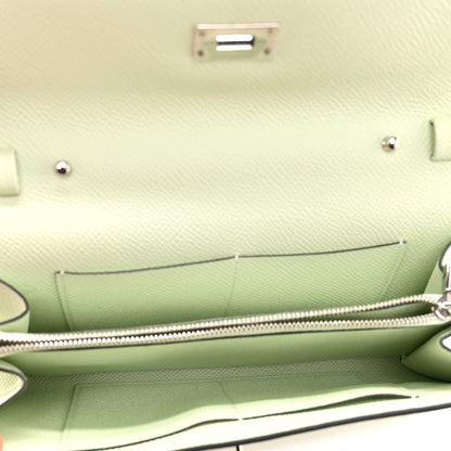Hermes Epsom Kelly Wallet To Go Vert Fizz 5 of 11