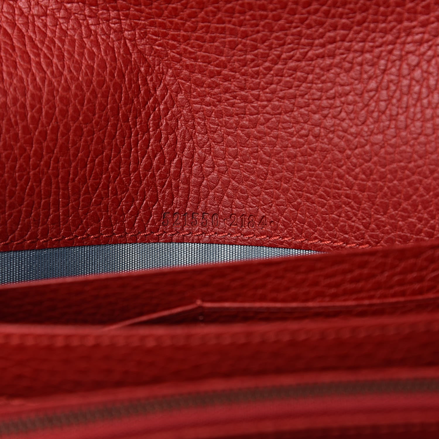 Gucci Calfskin Garden Dionysus Chain Wallet Hibiscus Red 8 of 12