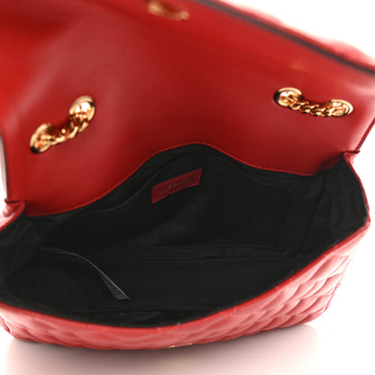 Versace Nappa Quilted Medusa Chain Crossbody Red 5 of 9