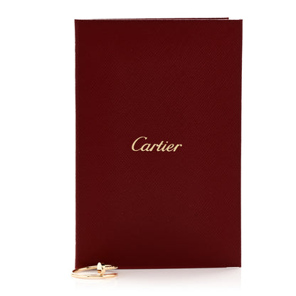 Cartier 18K Yellow Gold Small Juste Un Clou Ring 61 9.5 6 of 6