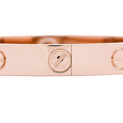 Cartier 18K Pink Gold LOVE Bracelet 15 5 of 9