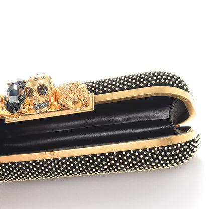 Alexander McQueen Studded Knucklebox Clutch Black 5 of 9