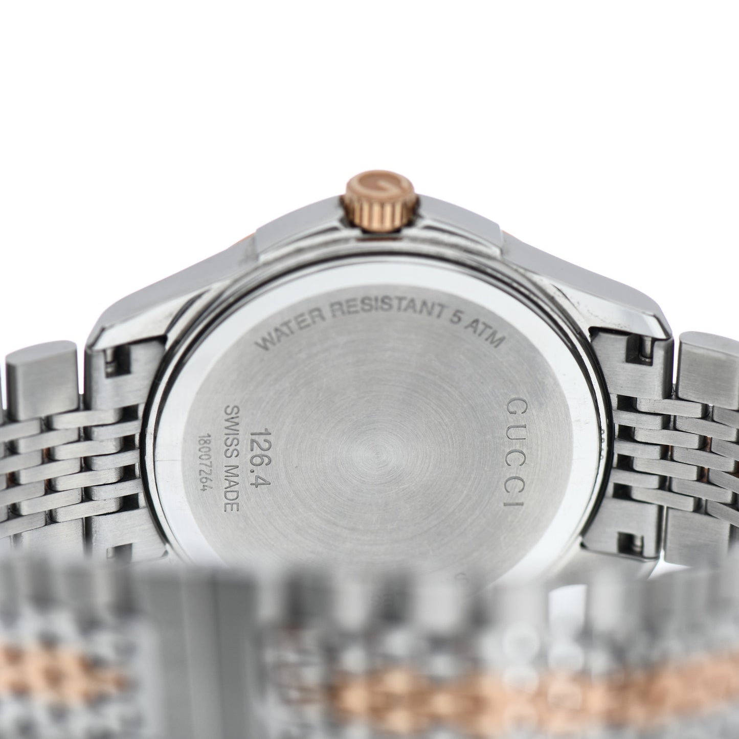 Stainless Steel 38mm G-Timeless Two Tone Quartz Watch Black
