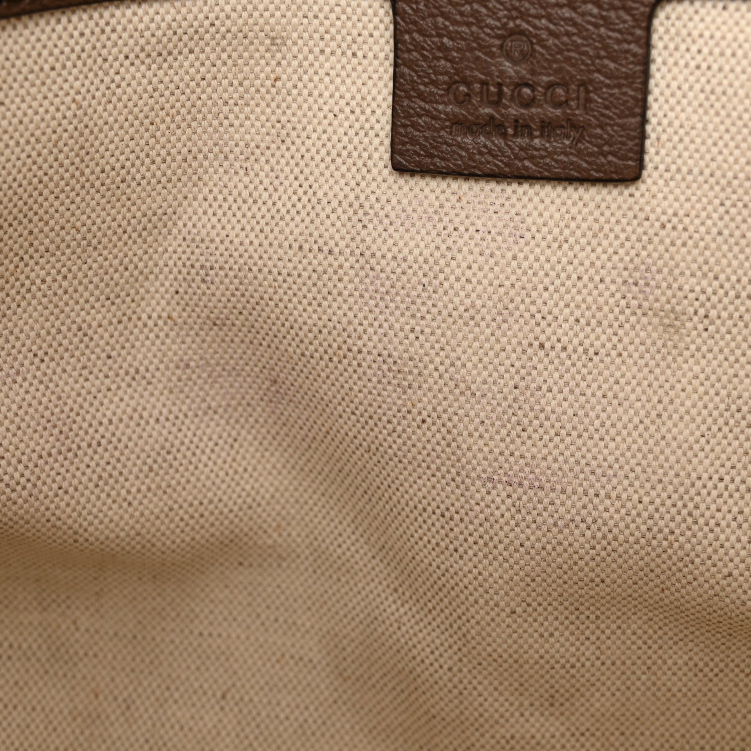 Gucci GG Supreme Monogram Web Small Ophidia Half Moon Hobo Brown 12 of 13