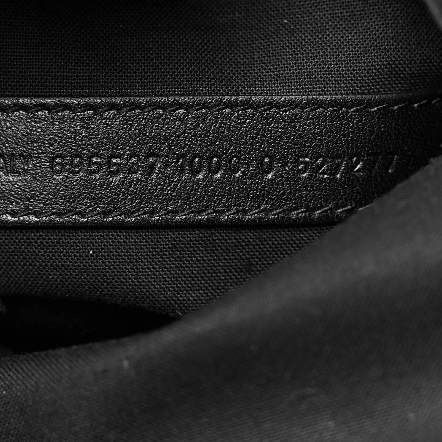 Balenciaga Sponge Fabric BB Monogram Medium Jumbo Pouch Black 7 of 7