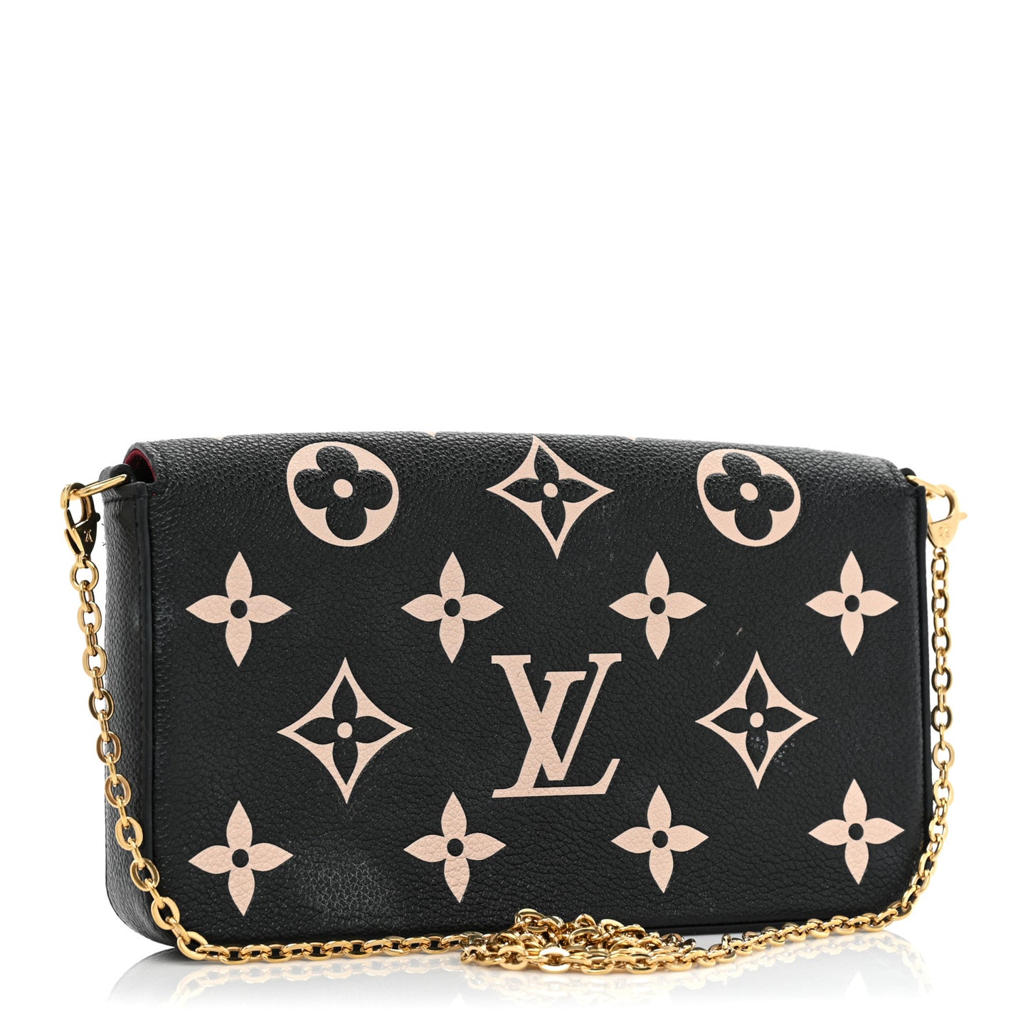 Empreinte Monogram Giant Felicie Pochette Black Beige