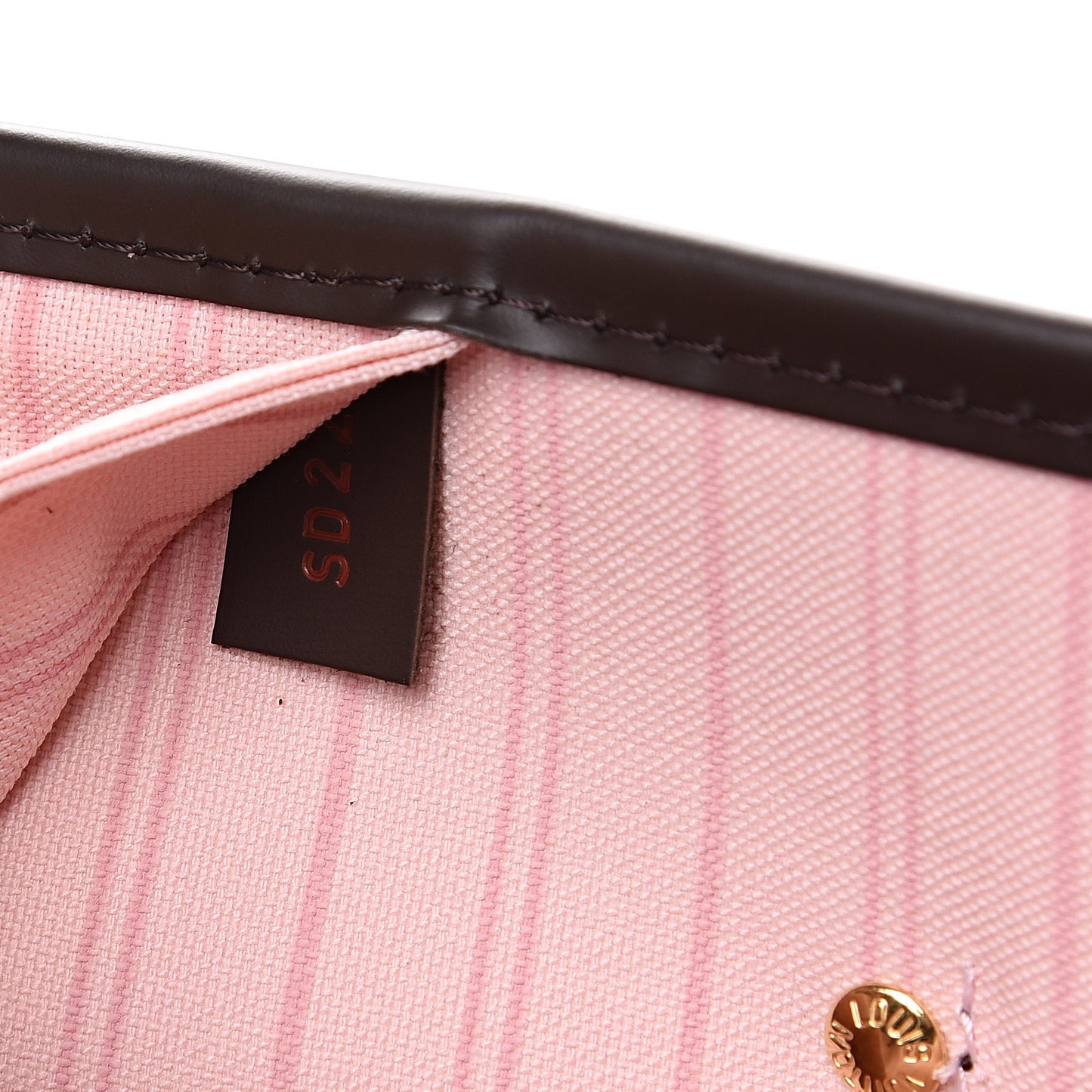 Damier Ebene Neo Neverfull MM Rose Ballerine
