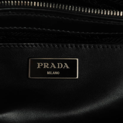 Prada City Calf Front Pocket Tote Nero Black 6 of 8