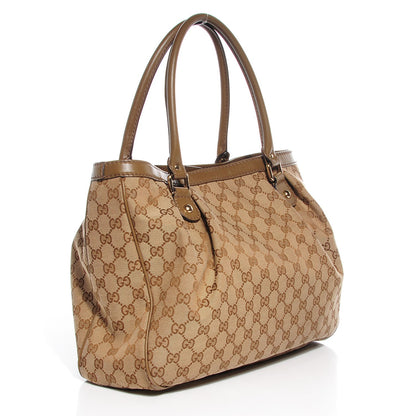 Gucci Monogram Medium Sukey Top Handle Tote Brown 3 of 7