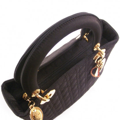 Christian Dior Canvas Cannage Medium Lady Dior Brown 5 of 9