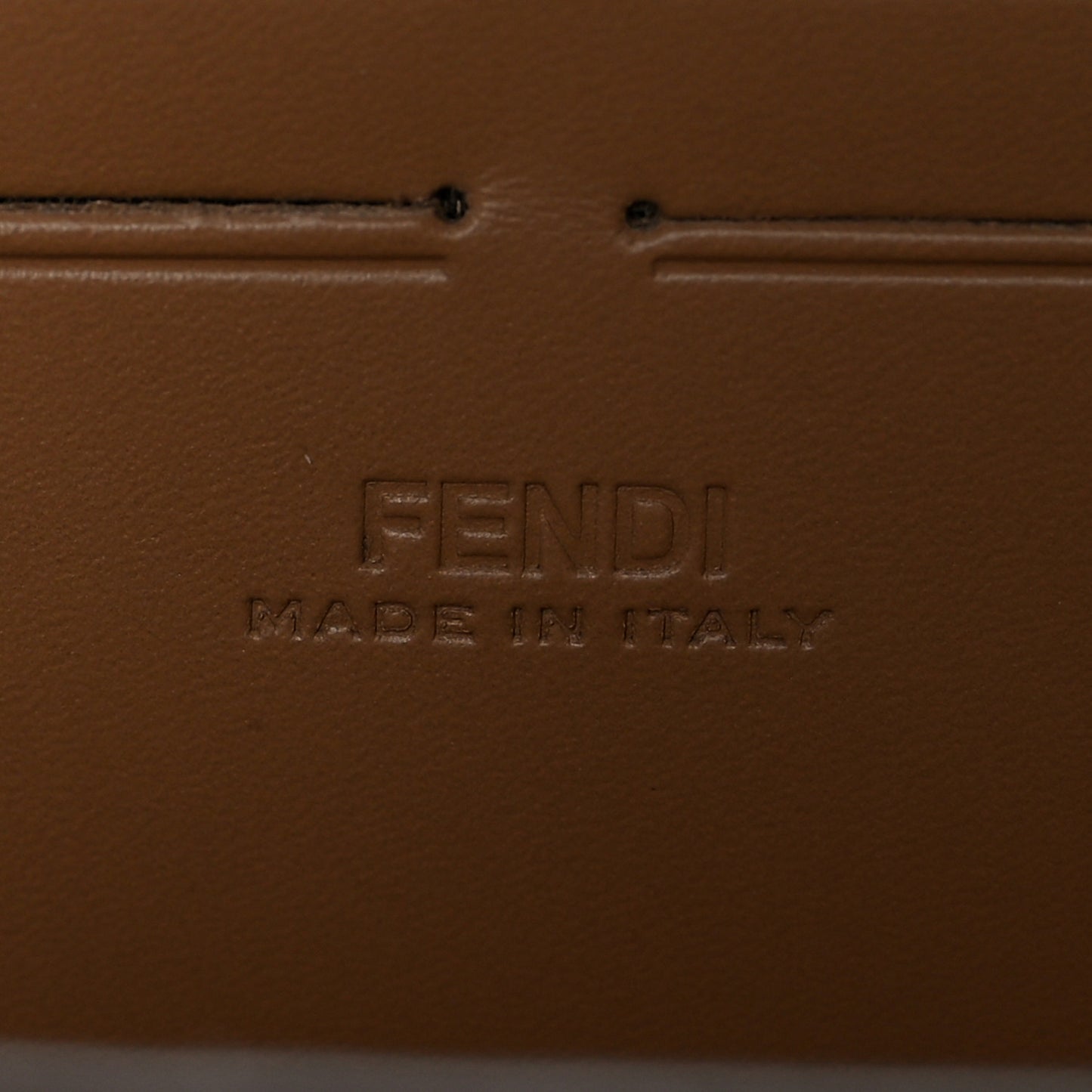 Recycled Fabric Jacquard Vitello King FF 1974 Baguette Soft Trunk Tobacco Moro Sand