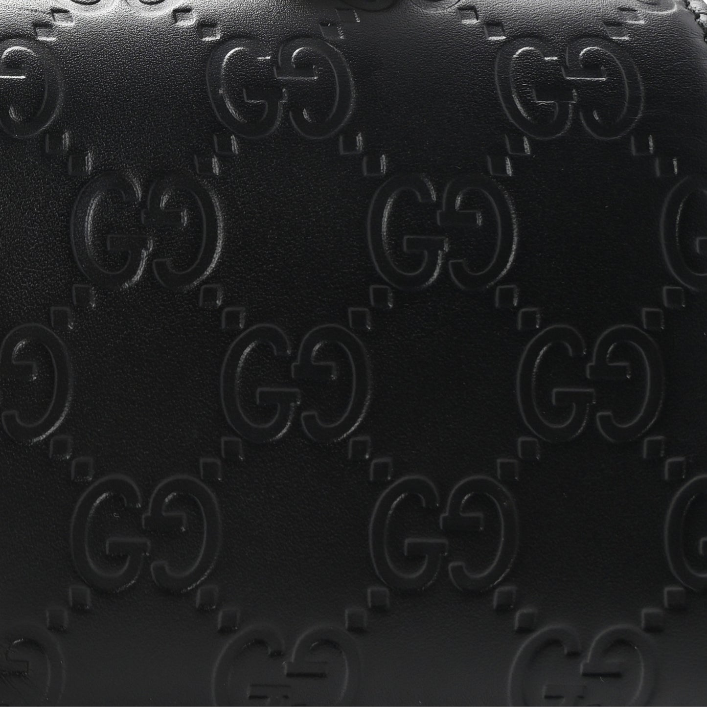 Guccissima Signature Small Padlock Top Handle Bag Black Black