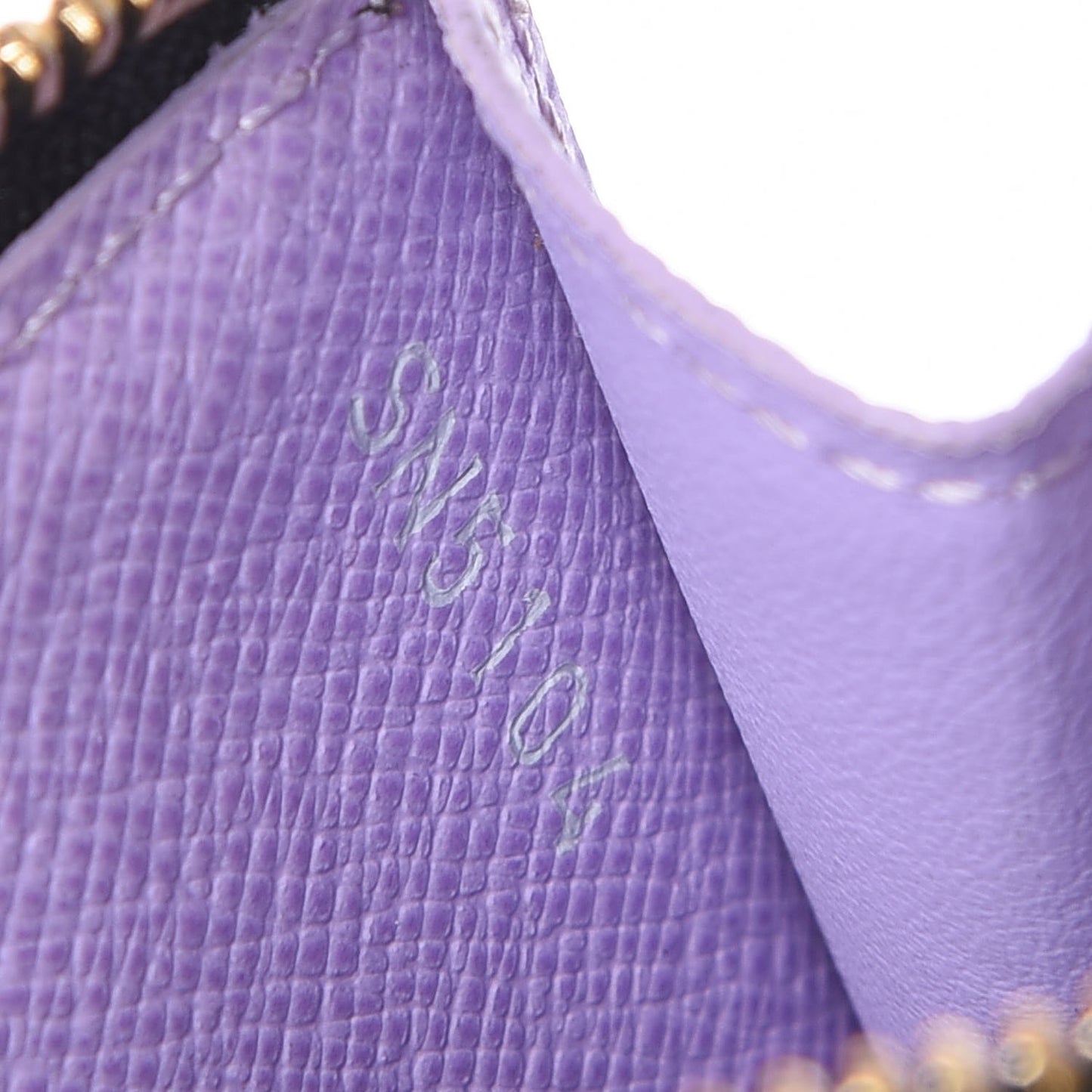 Monogram Multicolor Key Pouch Black Violet
