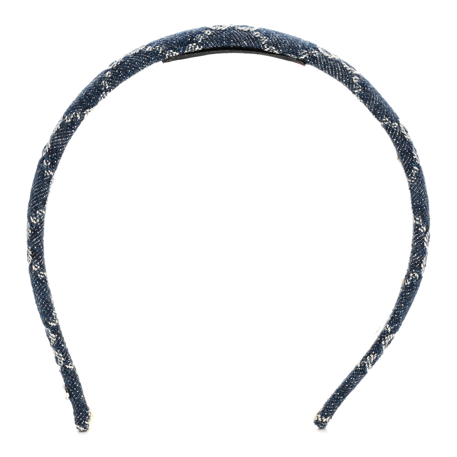 Gucci Denim Monogram Headband Blue 1 of 6