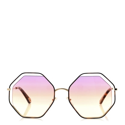 Chloe Octagonal Sunglasses CE132S Gold 2 of 6