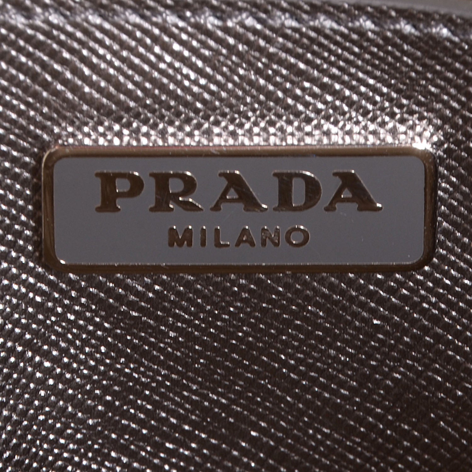 Prada Saffiano Lux Mini Promenade Tote Cromo 6 of 8