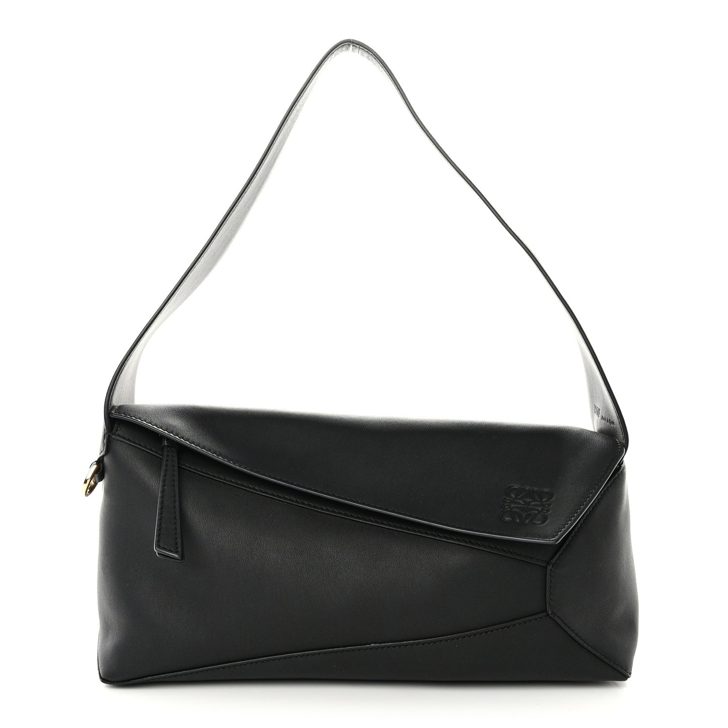 Calfskin Puzzle Hobo Black