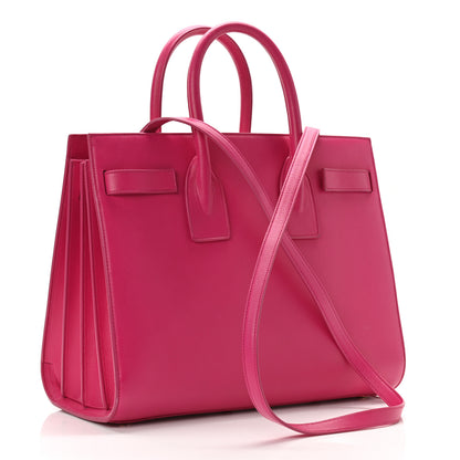 Saint Laurent Calfskin Small Sac De Jour Bubblegum 3 of 11