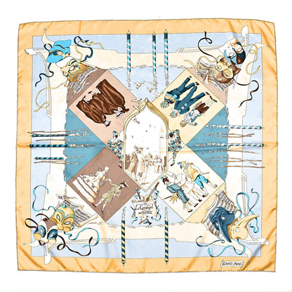 Hermes Silk Le Carnaval de Venise Scarf 90 1 of 7