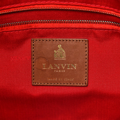 Lanvin Lambskin Amalia Double Wear Satchel Camel 12 of 17