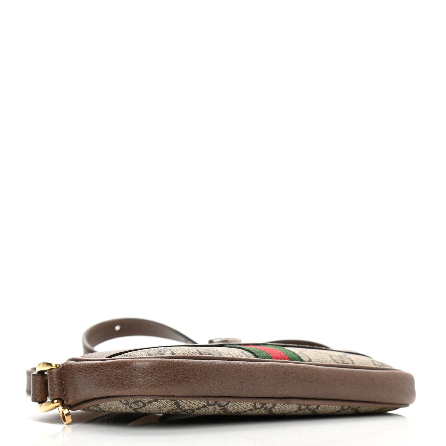 Gucci GG Supreme Monogram Web Mini Ophidia GG Bag Brown 4 of 10