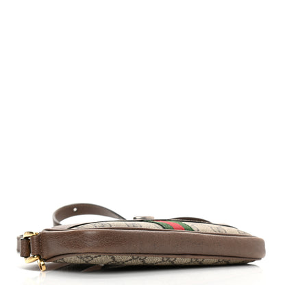 Gucci GG Supreme Monogram Web Mini Ophidia GG Bag Brown 4 of 10