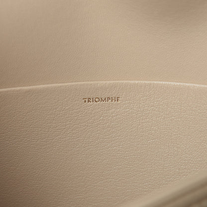 Celine Shiny Calfskin Large Triomphe Nude 8 of 14
