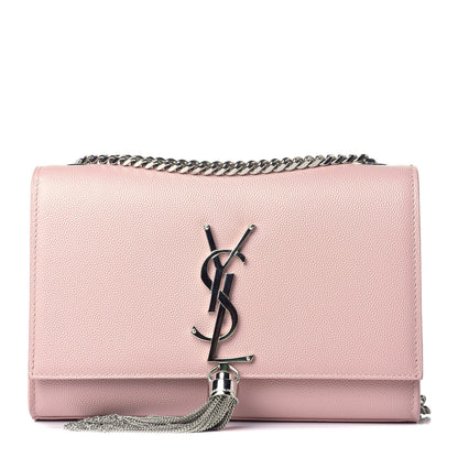 Saint Laurent Calfskin Y Quilted Monogram Small Loulou Chain Satchel Dark Beige 11 of 17