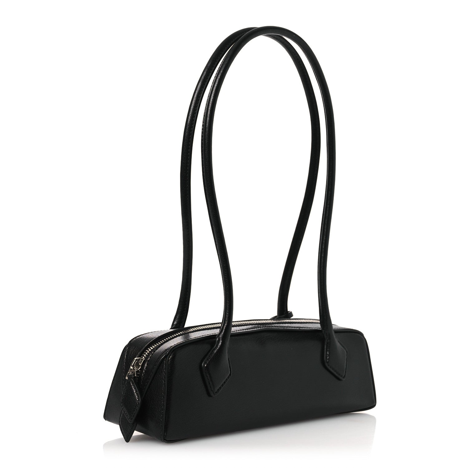 Alaia Shiny Goatskin Small Le Teckel Bag Black Black 4 of 11