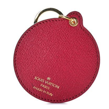 Louis Vuitton Monogram Illustre Multi V Bag Charm Key Ring Fuchsia 2 of 3