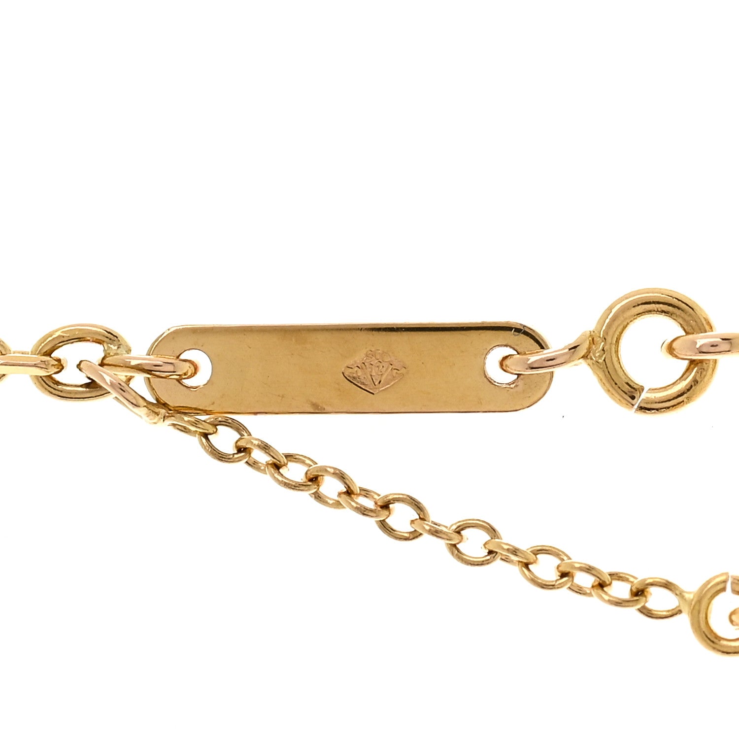 Cartier 18K Pink Gold Diamond Hearts and Symbols Pave Necklace 4 of 5