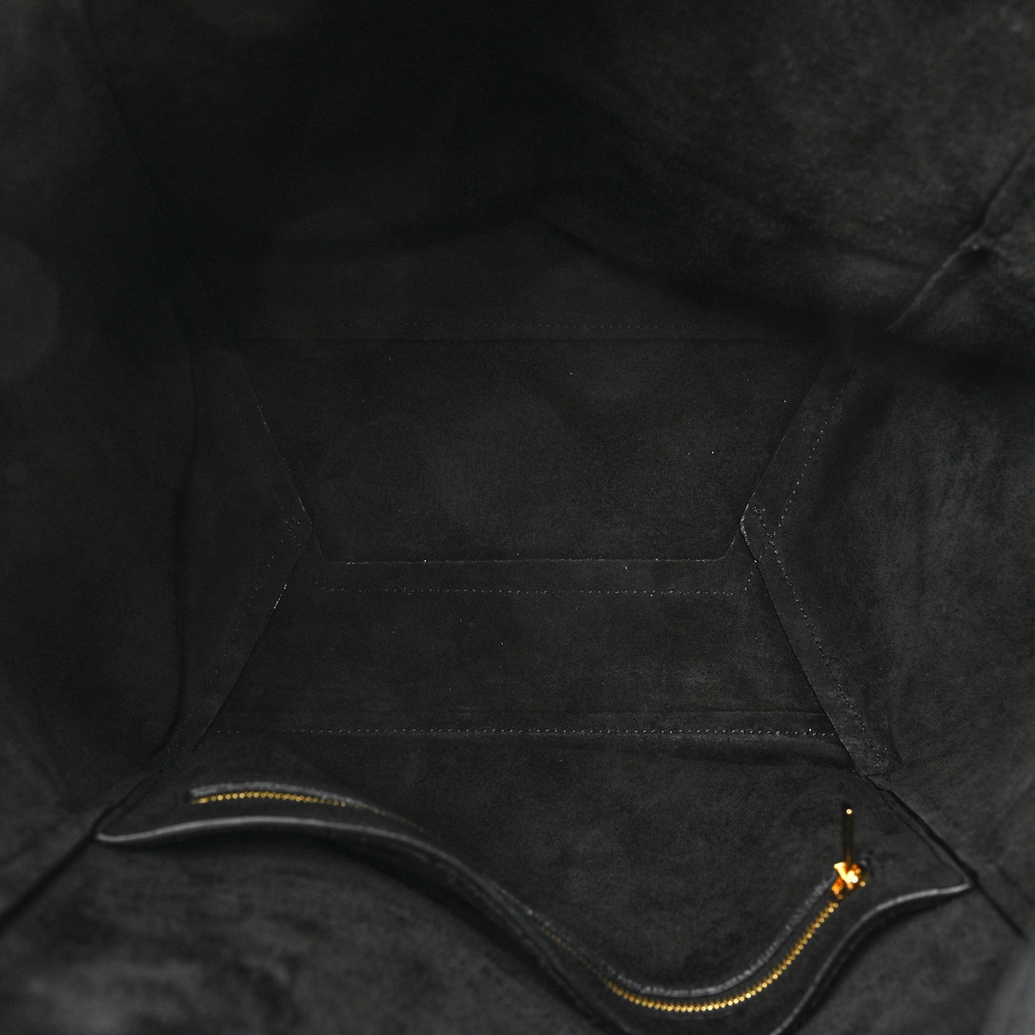 Celine Soft Grained Calfskin Sangle Bucket Bag Black 5 of 13