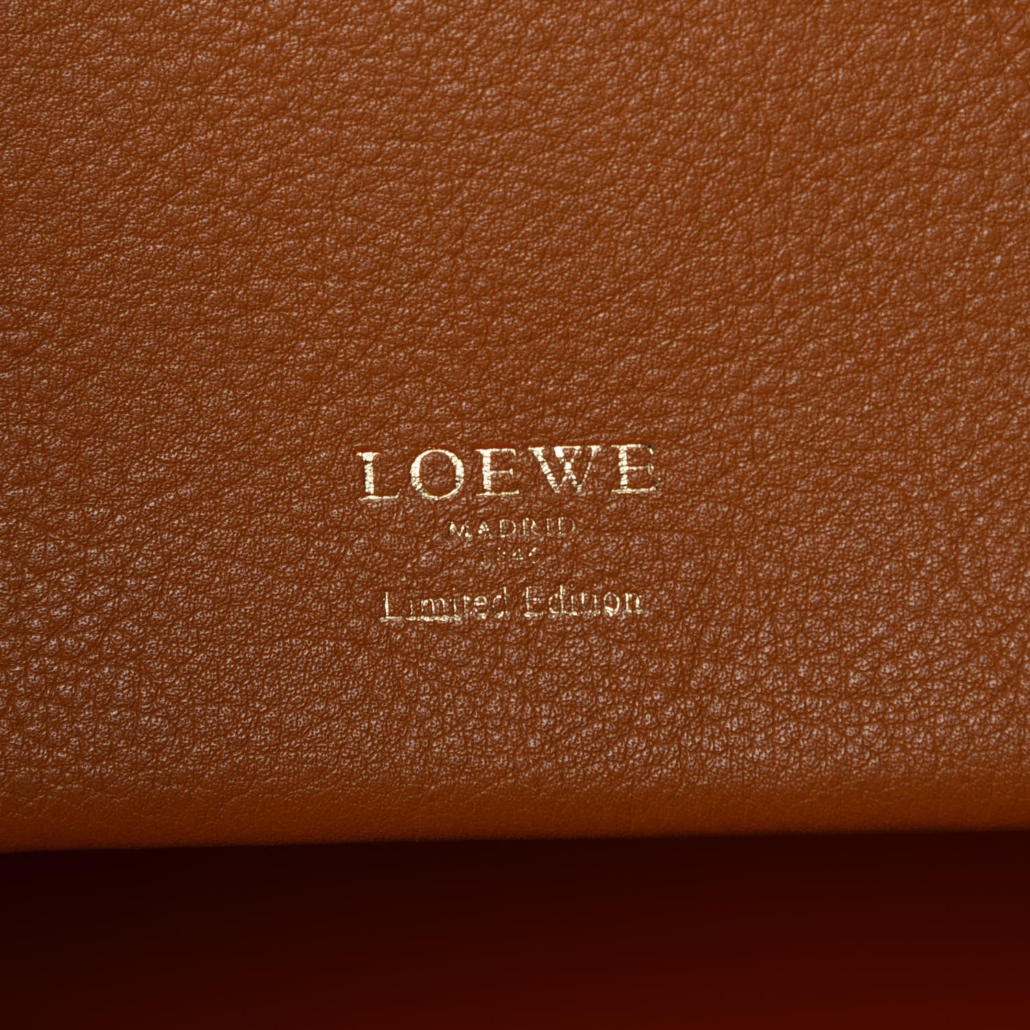 Loewe Suede Lined Tote Tan 6 of 17