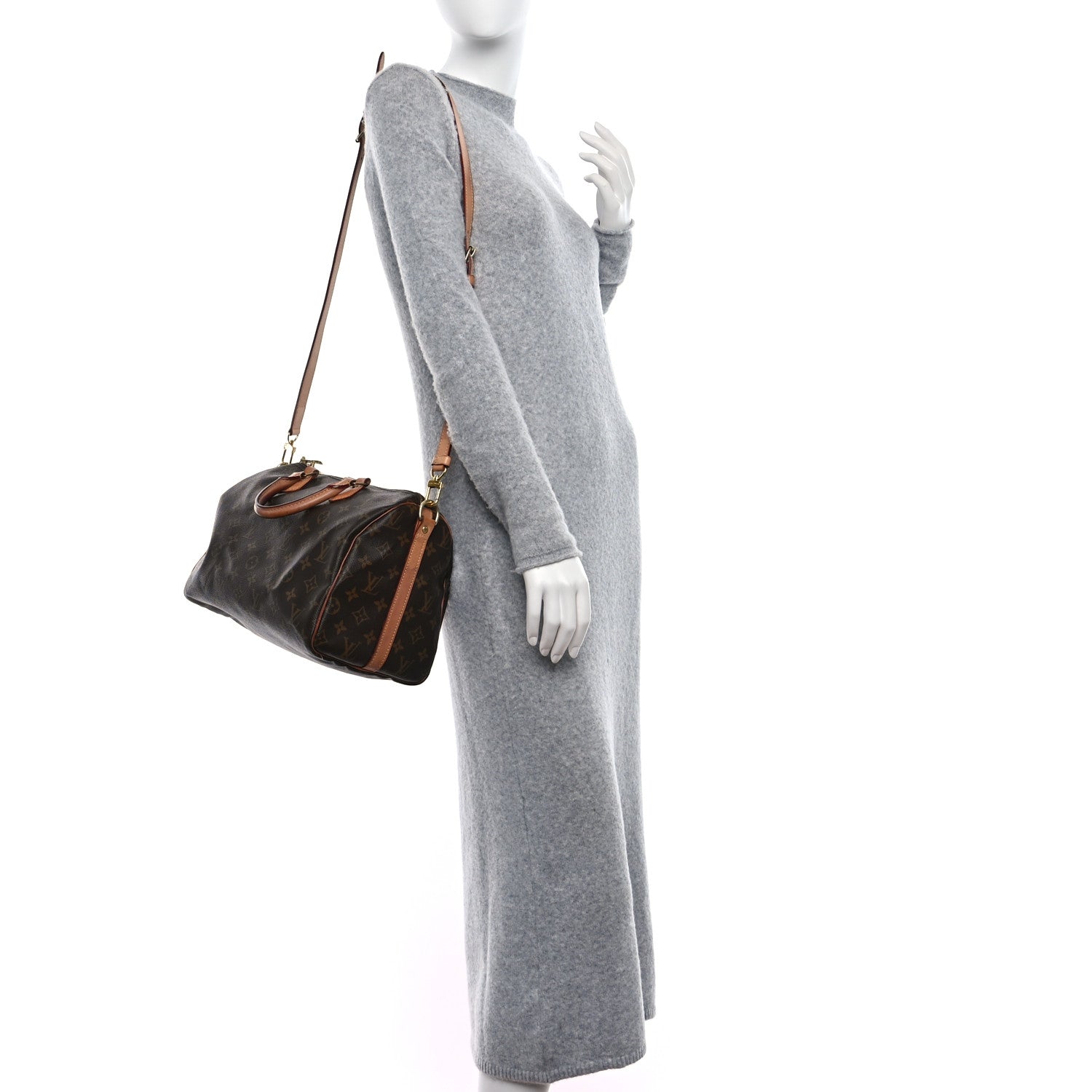 Louis Vuitton LOUIS VUITTON Monogram Speedy Bandouliere 35 2 of 12