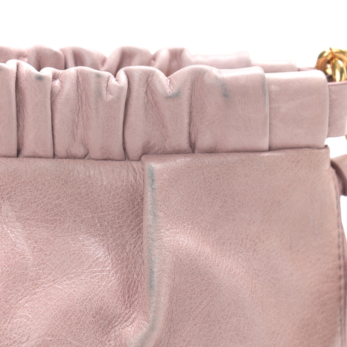 Vitello Shine Crossbody Clutch Mughetto