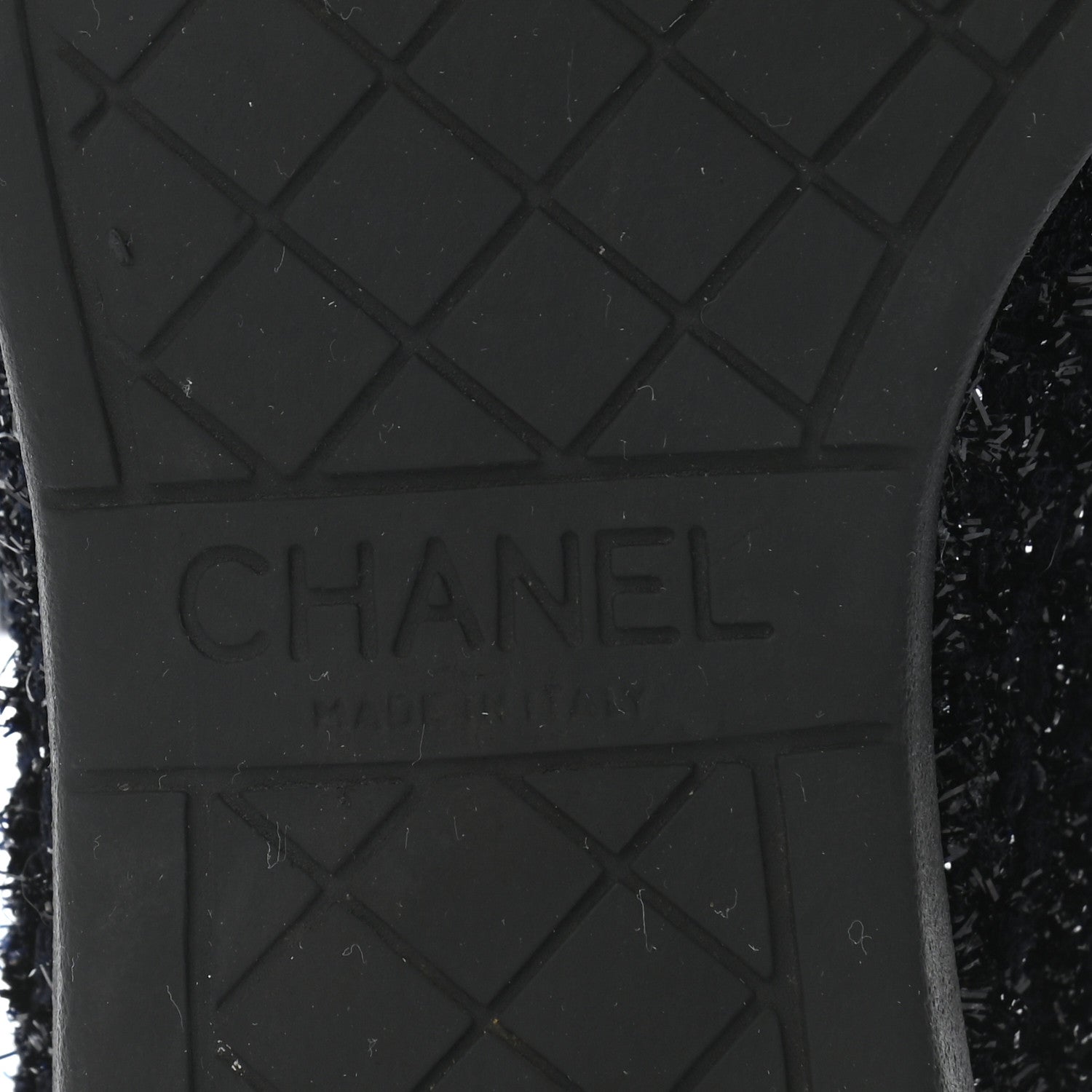 Chanel Tweed Patent Cap Toe CC Sneakers 36 Black 6 of 8