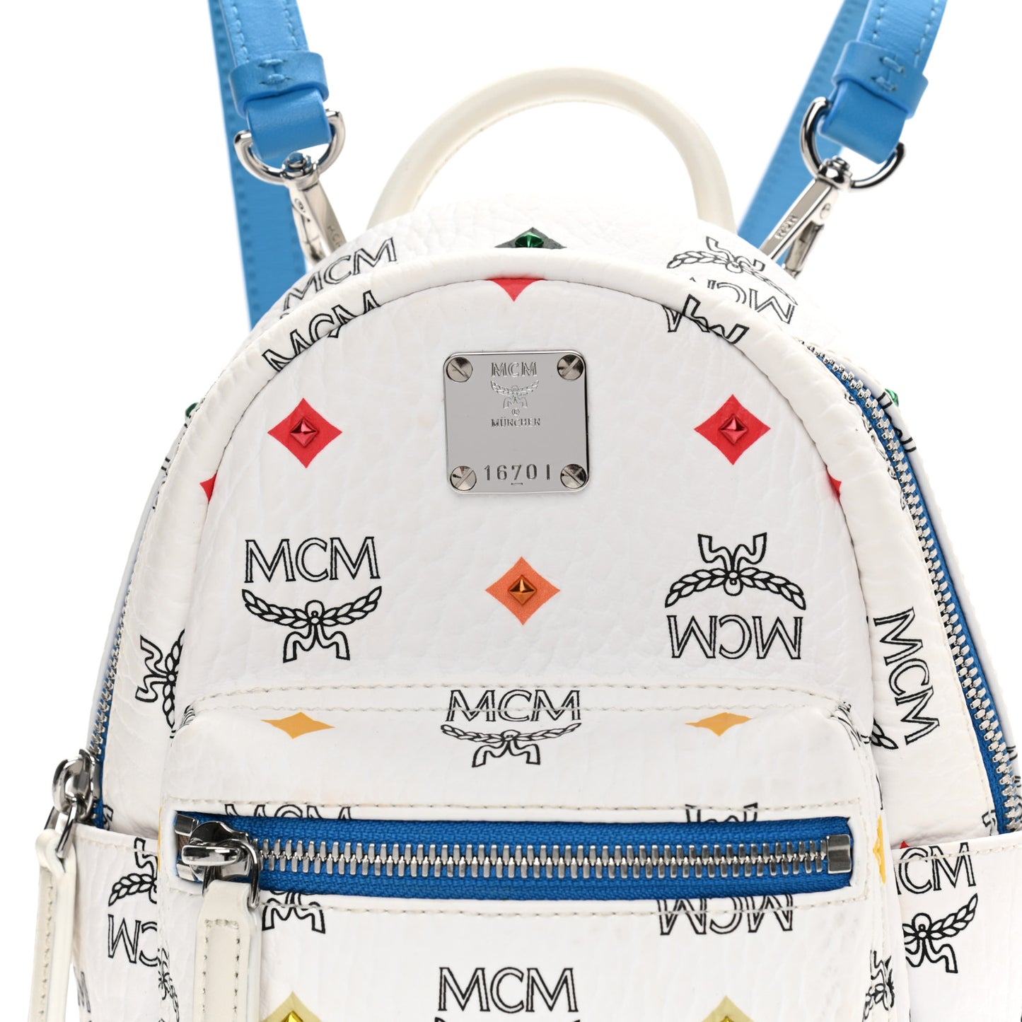 Skyoptic Visetos X-Mini Stark Bebe Boo Backpack White Blue