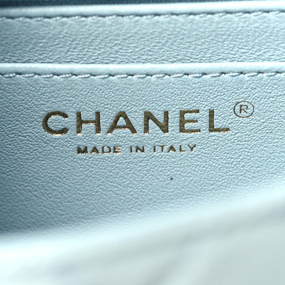 Chanel Aged Calfskin Quilted 2.55 Reissue Mini Flap Light Blue 6 of 10
