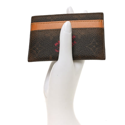 Louis Vuitton Monogram Dust Double Card Holder 2 of 7