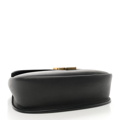 Saint Laurent Smooth Calfskin Monogram Medium Kaia Satchel Black 4 of 13