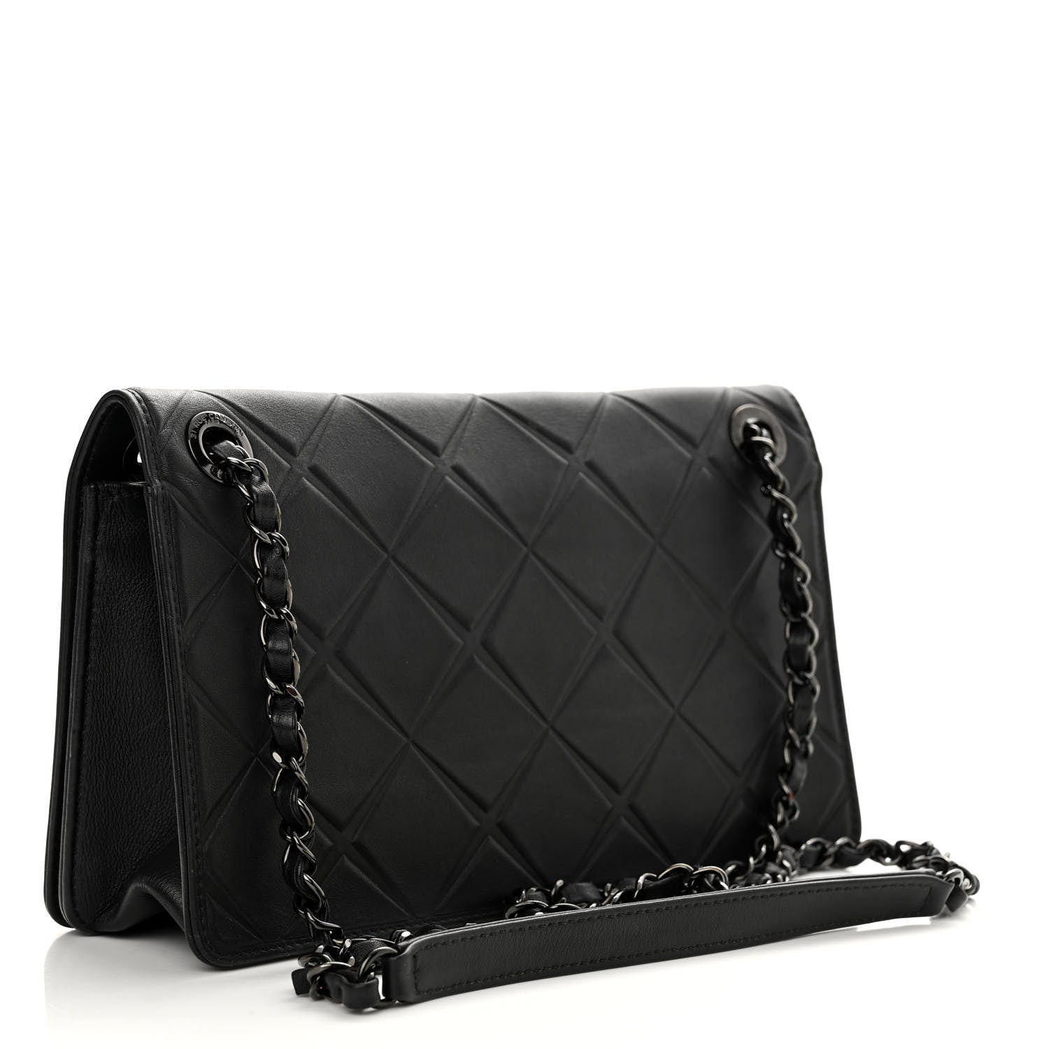 Chanel Calfskin Small Propeller Flap Black 3 of 15