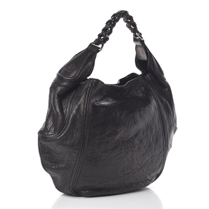 Givenchy Tumbled Sheepskin Eclipse Hobo Black 3 of 13