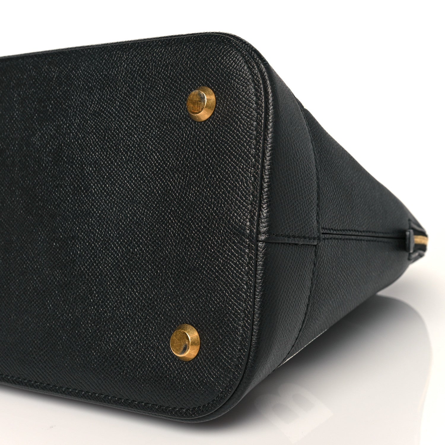 Balenciaga Signature Grained Calfskin Logo M Ville Top Handle Bag Black 10 of 10