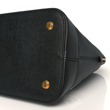 Balenciaga Signature Grained Calfskin Logo M Ville Top Handle Bag Black 10 of 10