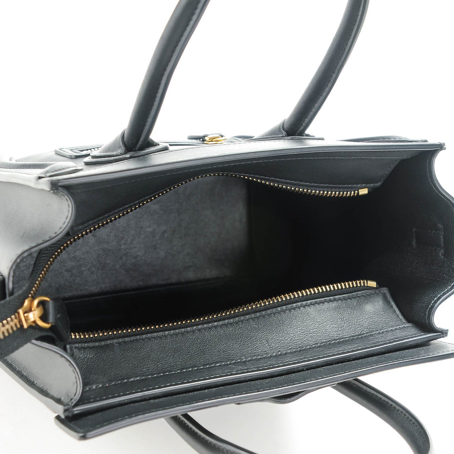 Smooth Calfskin Nano Luggage Black