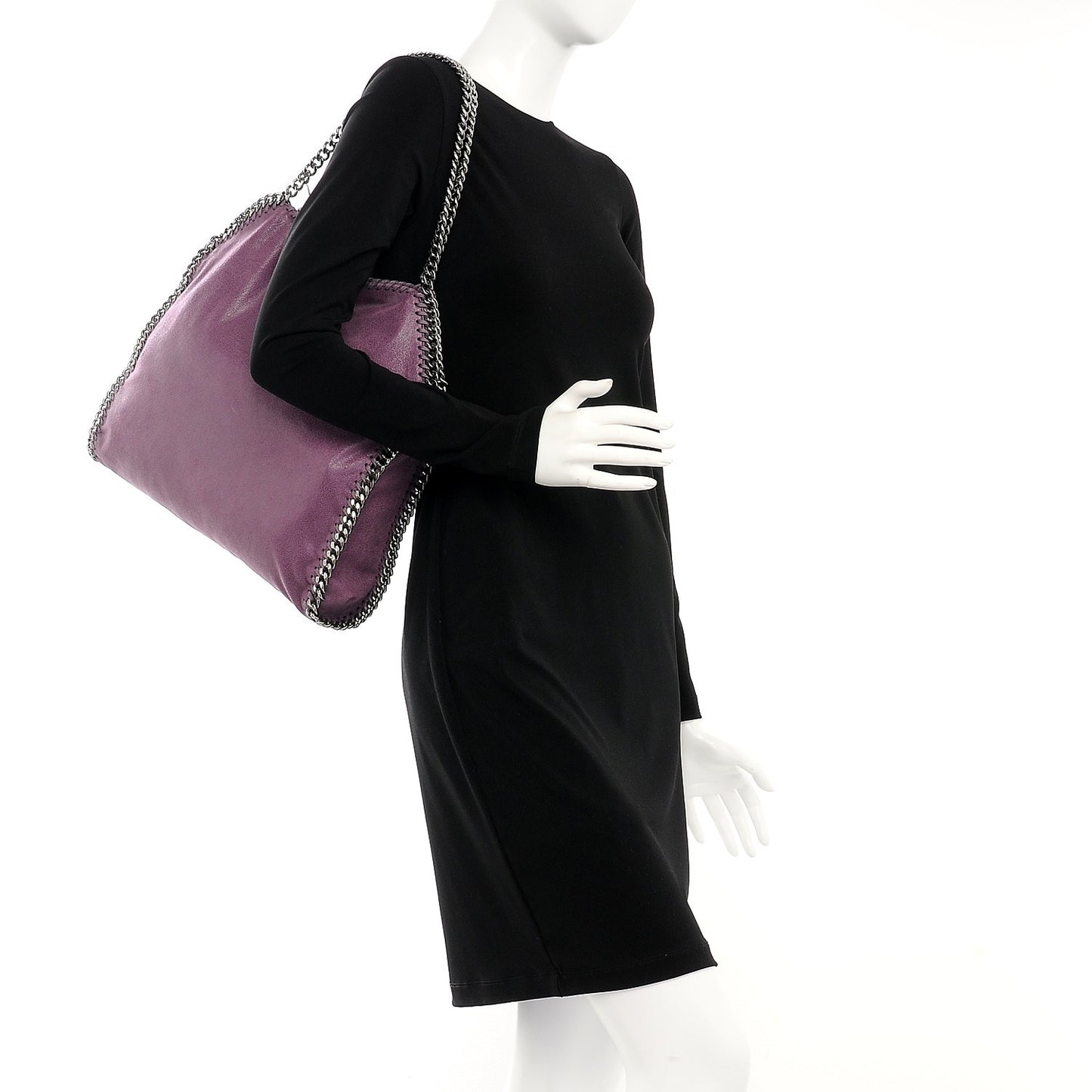 Shaggy Deer Small Falabella Tote Amethyst