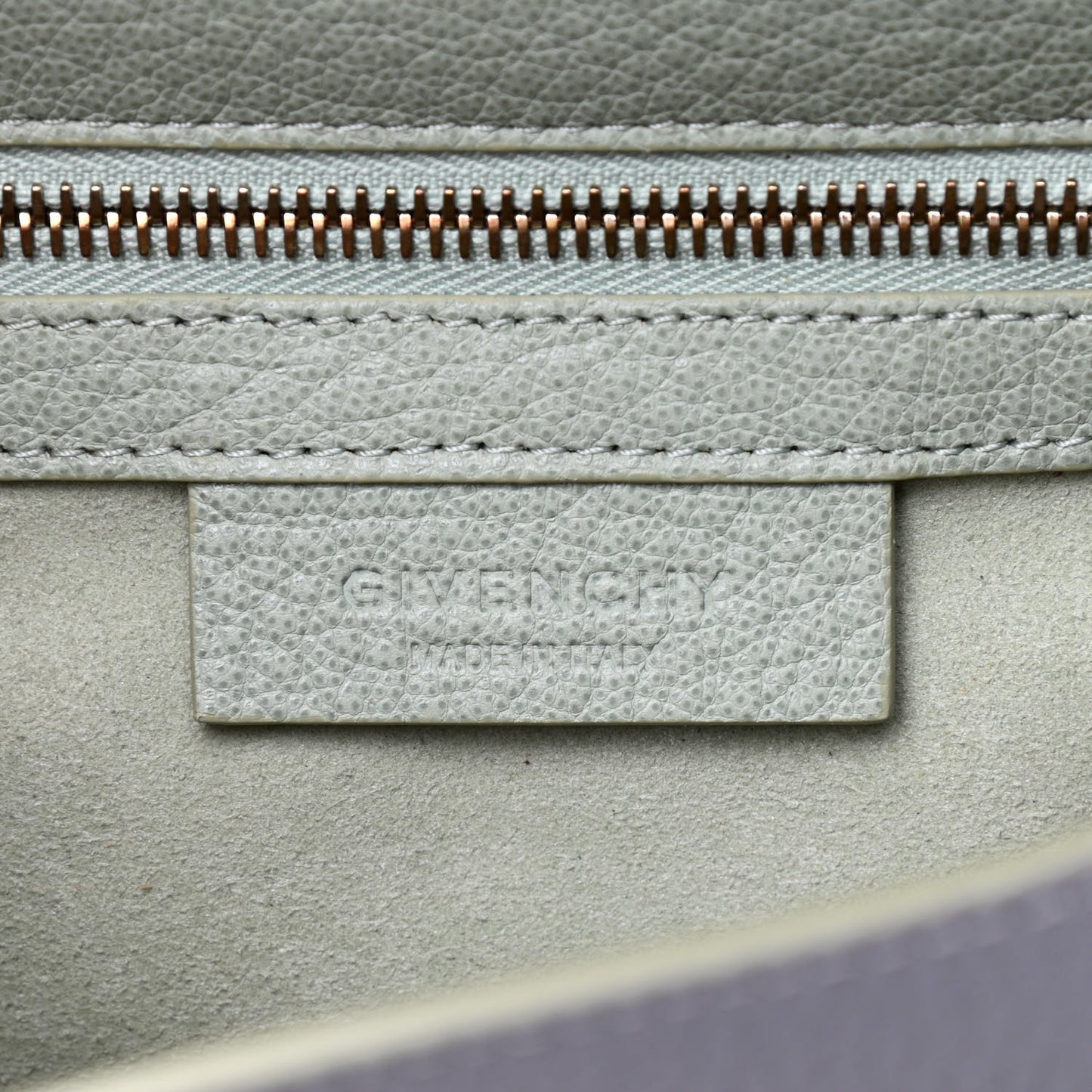 Textured Calfskin Mini Pandora Box Chain Crossbody Bag Grey