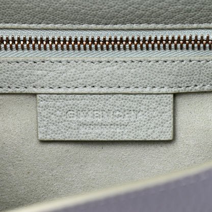 Givenchy Textured Calfskin Mini Pandora Box Chain Crossbody Bag Grey 8 of 16