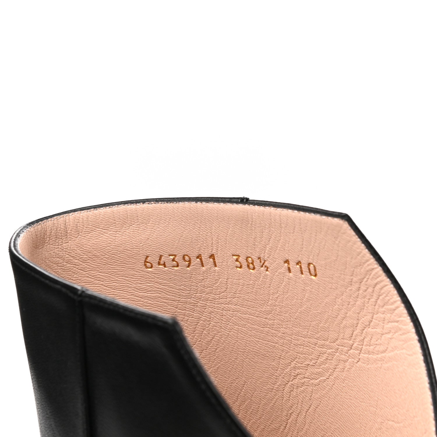 Gucci Nappa Mid Ankle Boots 38.5 Black 8 of 9