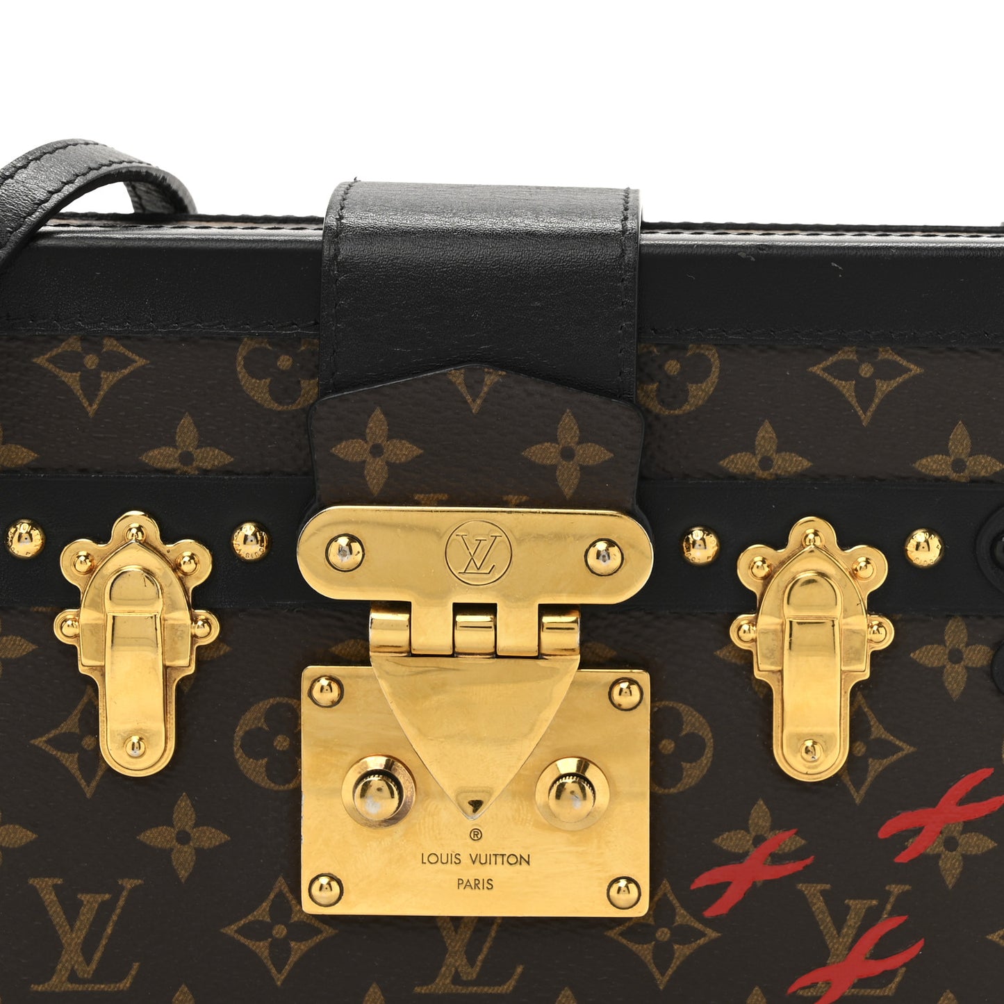 Monogram Petite Malle Black